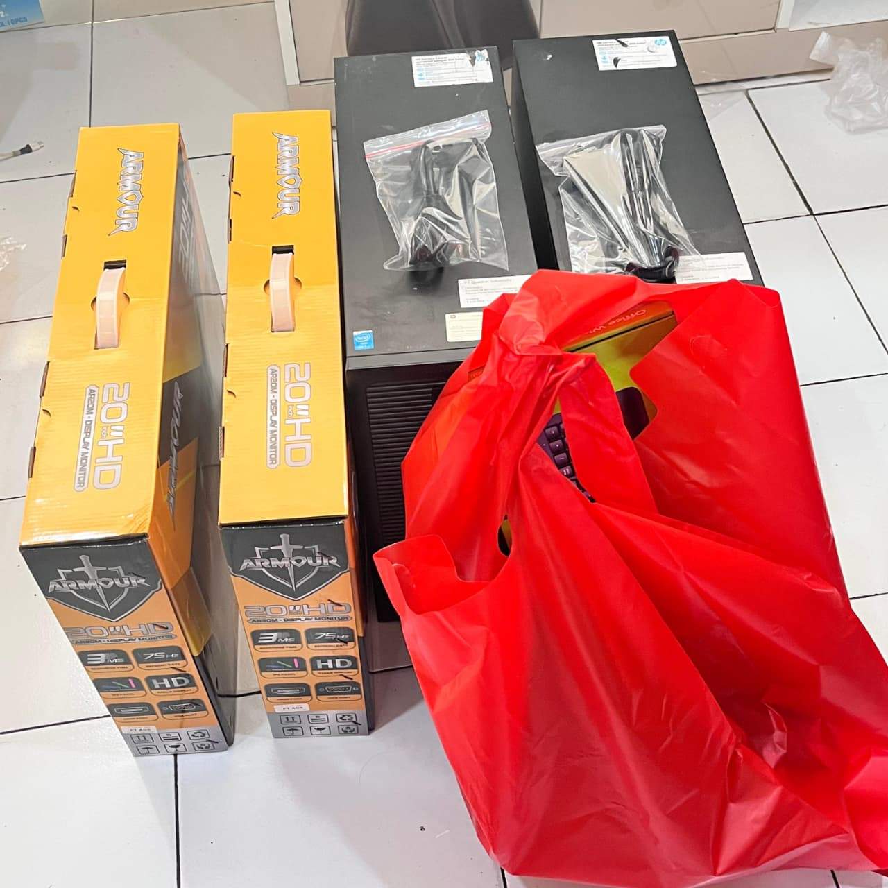 Testimoni CPU BUILDUP I5 GN4 | 8GB | 128GB + MONITOR 20INCH ARMOUR NEW