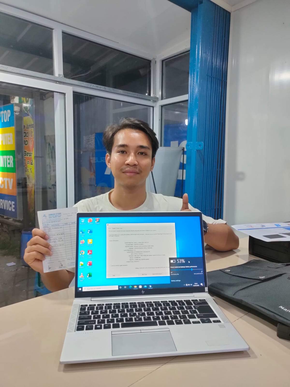 Testimoni LAPTOP HP 845 G7 AMD RYZEN 3 | 8GB | 256GB